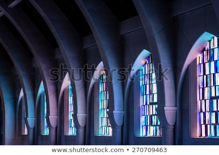 Сток-фото: Church Windows Interior