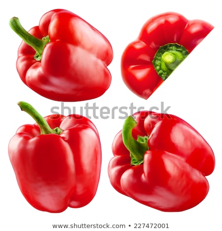 Stock photo: One Red Paprica