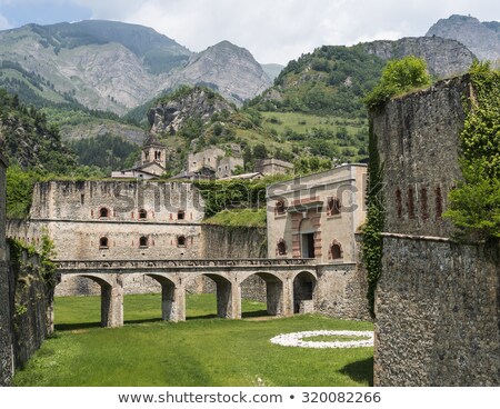 Foto stock: Fortress In Vinadio Piedmont Italy