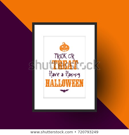 Two Grunge Halloween Frame With Bat Pumpkins Imagine de stoc © Kjpargeter