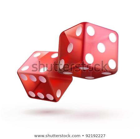 Stockfoto: Two Red Dices