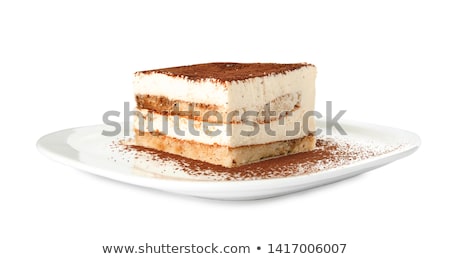 Foto stock: Piece Of Tiramisu