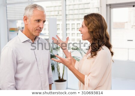 Foto stock: Casual Business Team Having An Argument