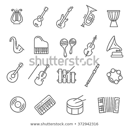 Stockfoto: Accordion Line Icon