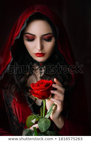 Foto stock: Young Girl Vampire