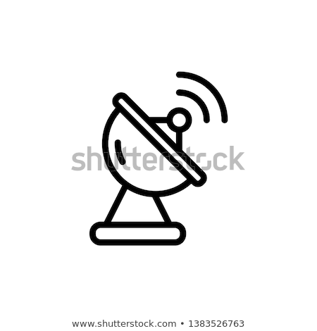 Foto stock: Satellite Antenna Icon