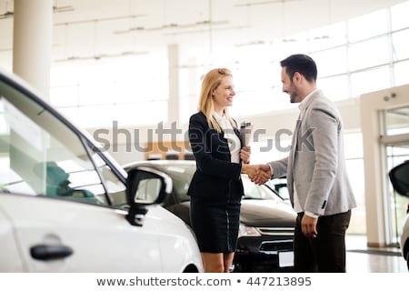 Stock fotó: Potential Customer At Car Showroom