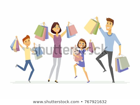 Stock photo: Family In Shop With Toys