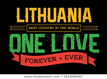 Stock photo: Hockey Colours Of Lithuania