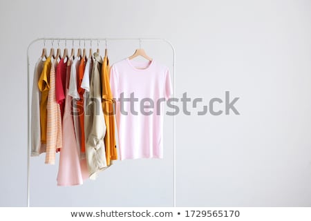 Stock photo: Set Clothes Rack