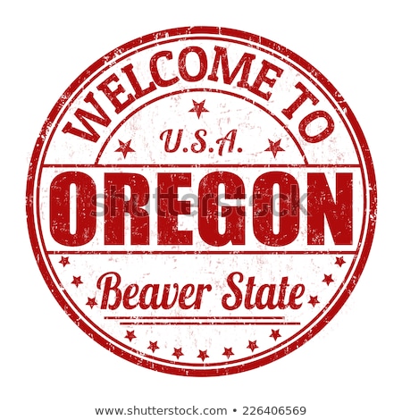 Stock fotó: Oregon Beaver State Stamp