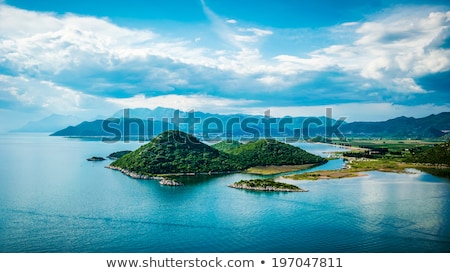 Foto d'archivio: The View Of The Sea And Islands In Southern Croatia