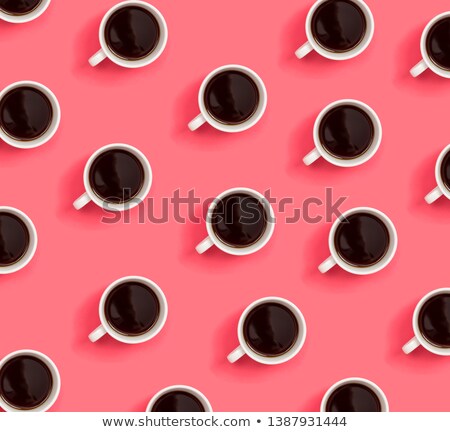 Сток-фото: Cup Of Coffee On Color Background Solid