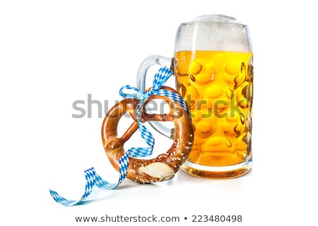Foto stock: Beer Pretzels And Bavarian Food
