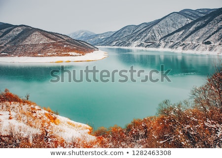 ストックフォト: Zhinvali Reservoir Georgia