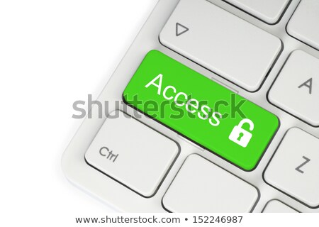 Stock foto: Green Access Button