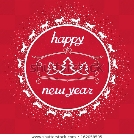 Foto stock: New Year And Cristmas Card Eps 8