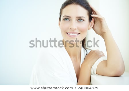 Stock photo: Beautiful Woman With An Idea