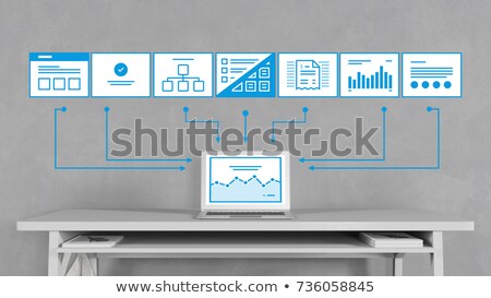 Stock photo: Creation And Optimized Of The Website 3d Illustration Rendering