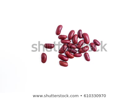 Stockfoto: Red Kidney Beans Closeup Top View Background