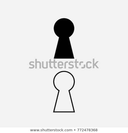 Stock photo: Keyhole