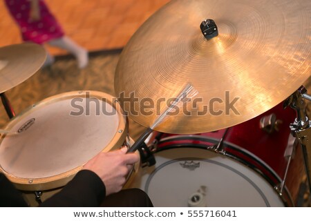 Stock fotó: Ride Cymbal Background