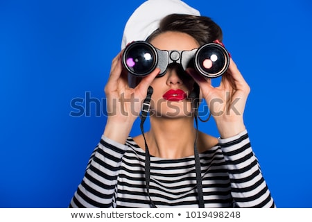 Stock photo: Young Beautiful Sailor Woman