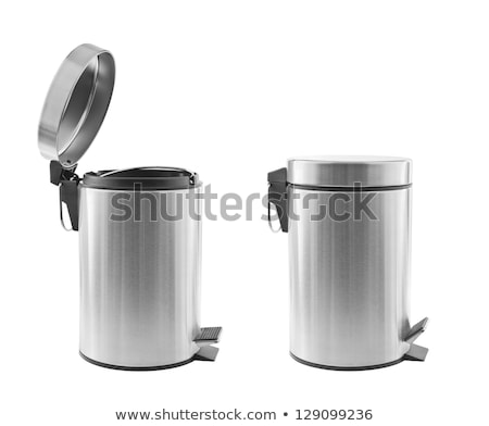 ストックフォト: Two Closed Cans On White Background