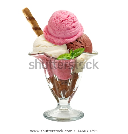 Сток-фото: Ice Cream In The Glass