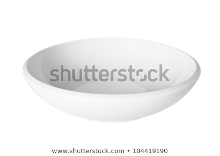 Stok fotoğraf: Wide White Bowl