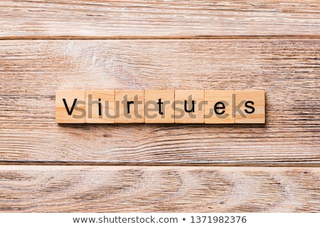 Stock photo: Honor And Virtue