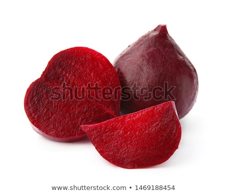 Foto stock: Boiled Beetroot Cut Into Slices