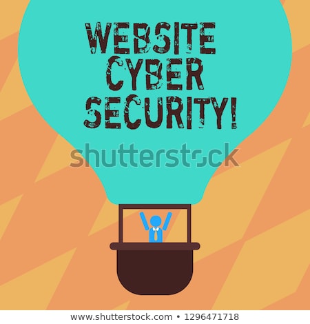 Stock photo: Armed Hacker In Cyber Security Cloud Concept