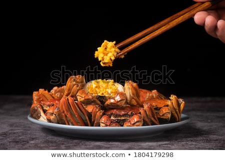 Stock fotó: Closeup Of Of Hairy Crab