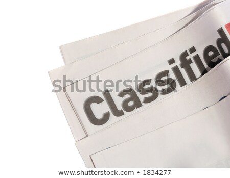 Stock photo: Piles Of Recycled Newspapers On An Angle