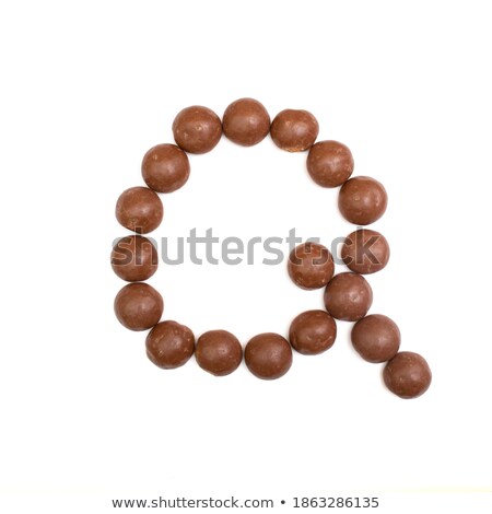 Stock fotó: Ginger Nuts Pepernoten In The Shape Of Letter Q