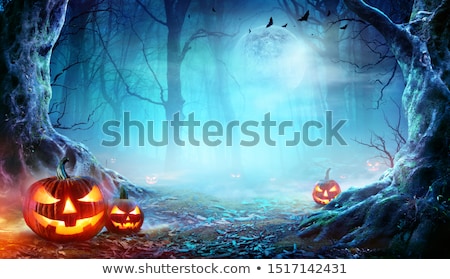 Stock photo: Halloween Night Background