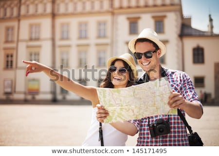 Stok fotoğraf: City Tourism - Couple In Vacation