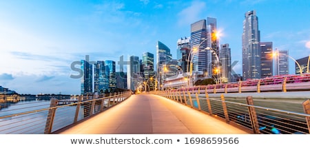 ストックフォト: Singapore Cityscape With Chinatown