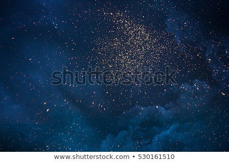 Foto d'archivio: Abstract Blue Background With Stars And Radiating