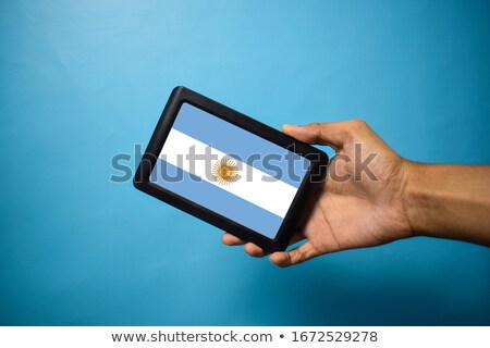 [[stock_photo]]: Smartphone National Flag Of Argentina