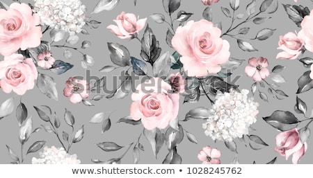 Foto d'archivio: Floral Pattern With Of Pink Roses