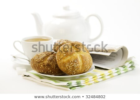 商業照片: 餐Whith脆皮法式麵包
