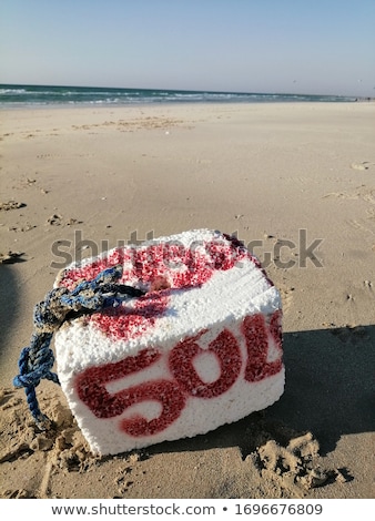 Stock photo: Discarded Fishing Nets Washed Up On The Seashore