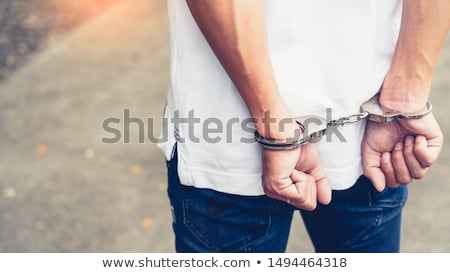 Foto stock: Handcuffs