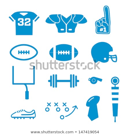 Сток-фото: American Football Foam Finger Icon