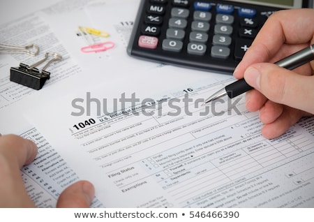 Foto stock: Us Tax Form 1040