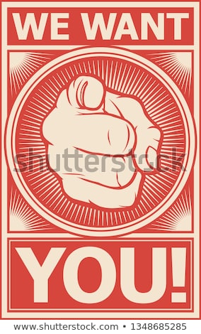 Stock photo: I Want You Gesture