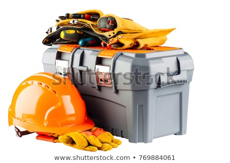 Stockfoto: Toolbox Isolated On White