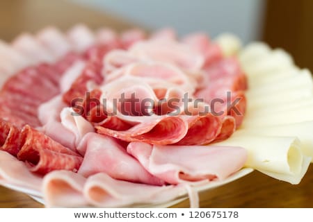 Stock photo: Beautiful Sliced Food Arrangement
